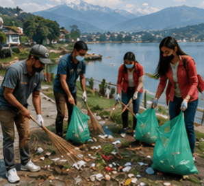 Cleanup event step visual